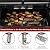 Hiorucet Grill Replacement Parts for Cuisinart GAS9456AS GAS9456ASO, Stainless Steel Grill Grate Burner Tube Heat Plate for Cuisinart Gas Grill Parts, Fits 4 Burner Gas Grill GAS9456AS Parts Cuisinart