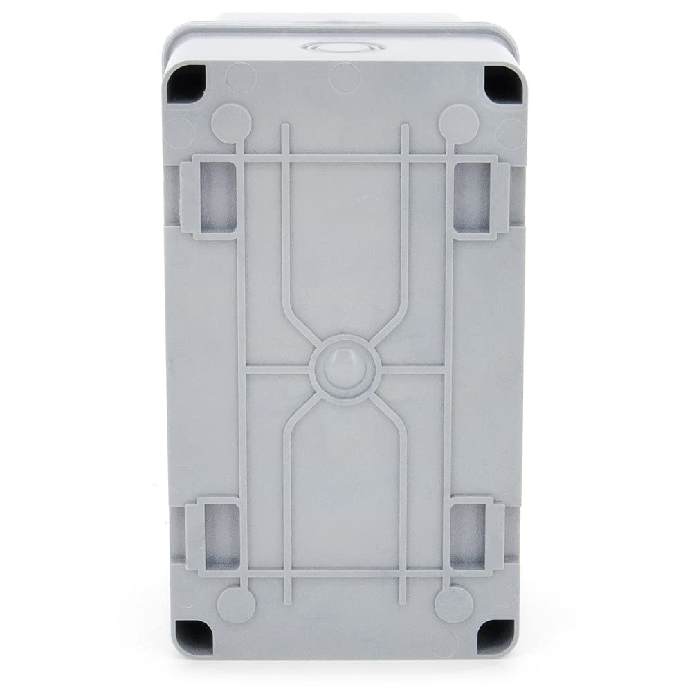 Distributore di corrente da costruzione cablato con fusibili e prese Schuko 2 x 230 V + 2 interruttori di circuito C16 1 polo, IP54, per interni ed esterni