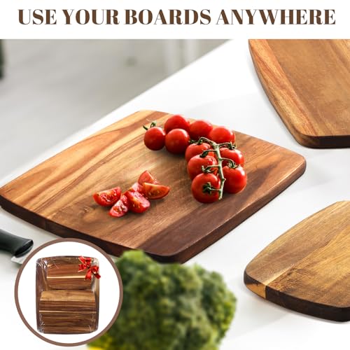 Set de 12 Tablas de Cortar de Madera de Acacia miniatura 6