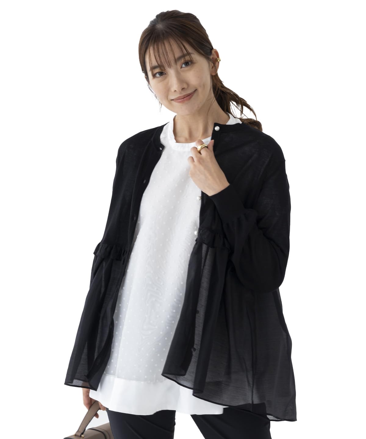 Amazon | [ソーノ] カーディガン マコタンハイブリッドシアー