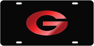 Craftique University of Georgia License Plates Black