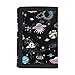 Coldinair Outer Space Galaxy Print Kids Wallet for Boys Girls Trifold Wallets Canvas Novelt Wallet Birthday Gifts