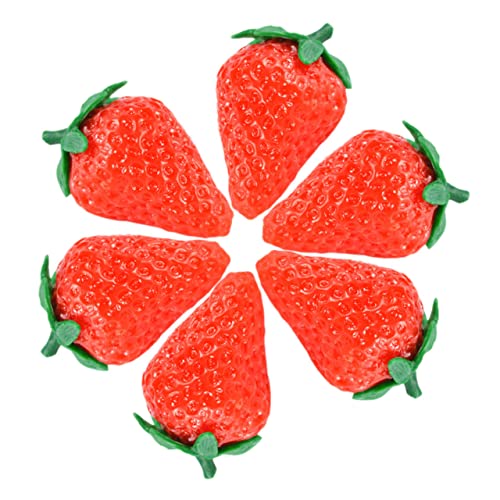 Besportble 30 Pcs Simulated Strawberry For Kids Decorations For Home Mini Keychain Strawberry Party Favors Strawberry Ornament Decoraciones Para Salas De Casa Artificial Fruits Model #TOP4
