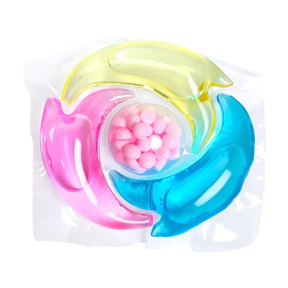 BELARO 5 in 1 laundry pods for washing machine suitable for Front/Top Load Semi-automatic Detergent pods for washing machine Super Laundry Cleaning Tablets, Odor, Stain Remover (30)