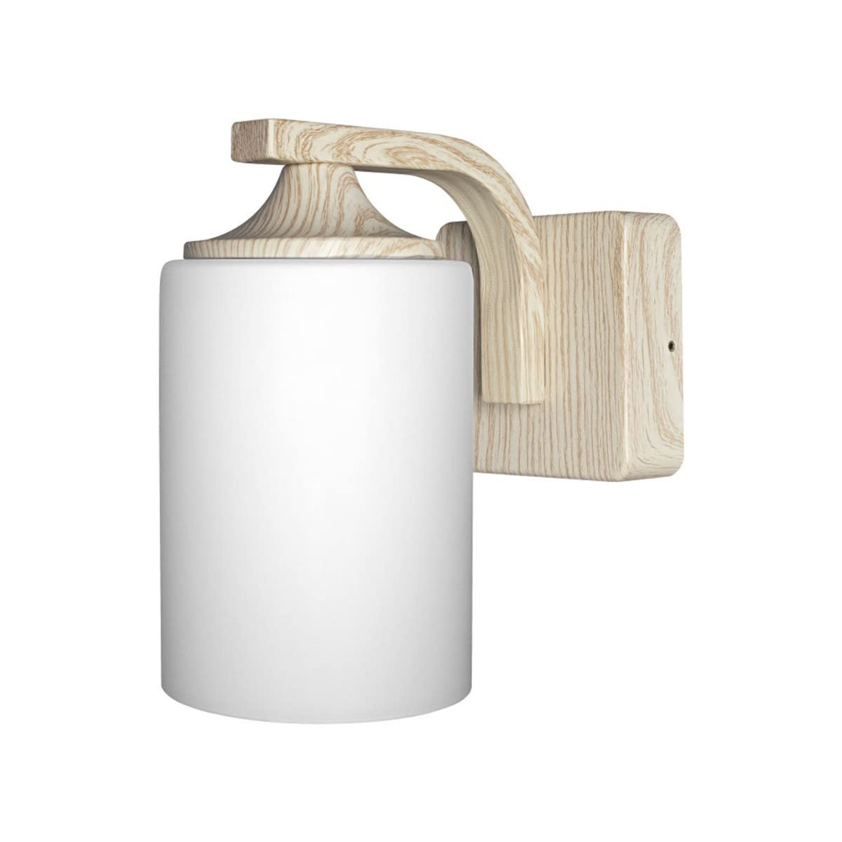 LEDVANCE Outdoor Wall luminaire | Endura Classic Lantern Cylinder | with E27 Socket | Wood-Coloured Aluminium housing