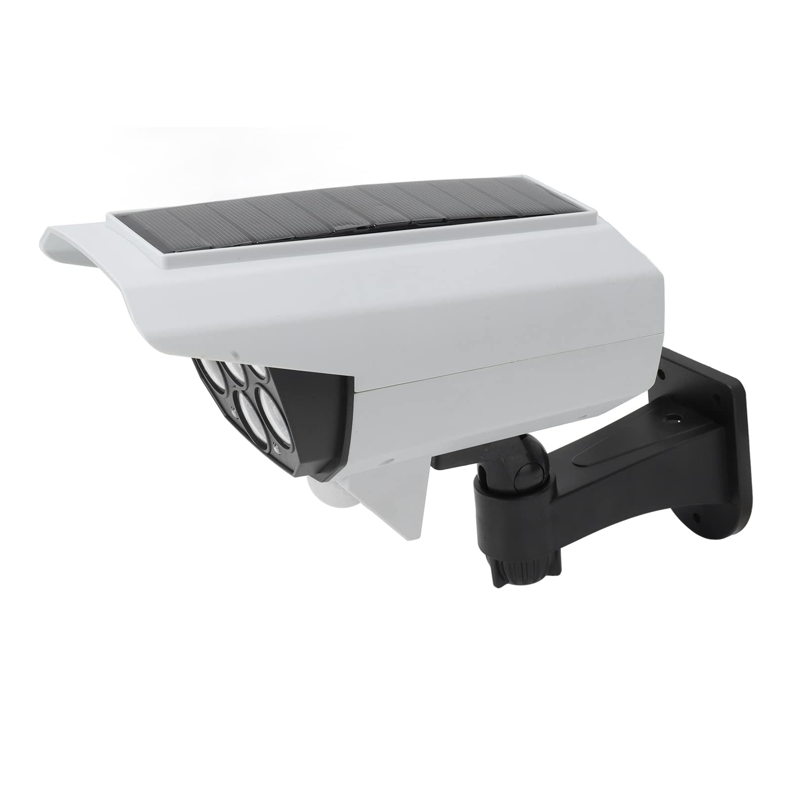 Lumière de Moniteur de Caméra Factice, Caméra de sécurité à énergie Solaire Fausse Surveillance sécurité Lumière Solaire LED Simulation Haute luminosité, Caméras de Surveillance