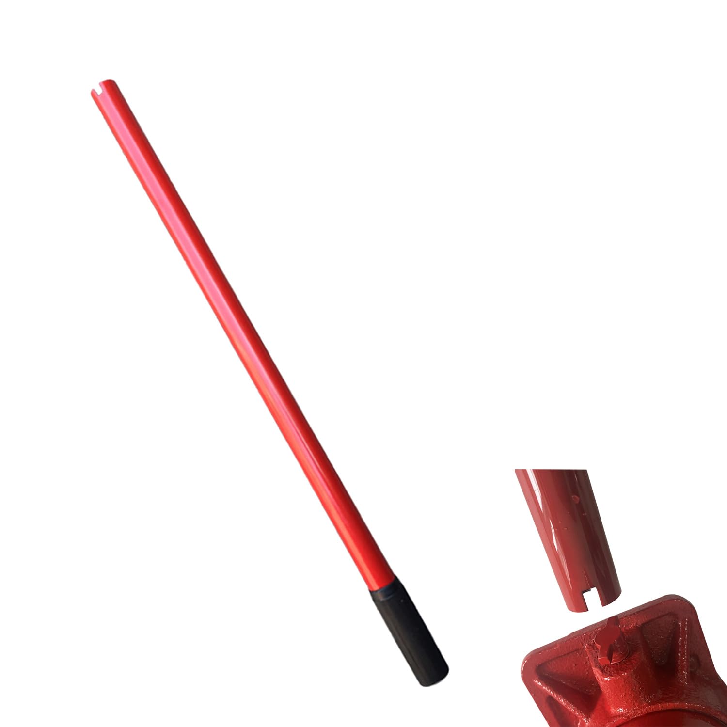 Jack Handle Replacement Floor Jack Handle Bottle Jack Handle Replacement Horizontal Hydraulic Floor Jack Handle Use for Car Jack Accessories for Car Jack Pole Lever Handle?Red?2t-3t?