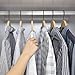 JS HANGER Wooden Coat Hangers, 16 Pack High Grade Wood Suit Hangers with Non Slip Pant Bar - Extra Smooth and Splinter Free, Unvarnished