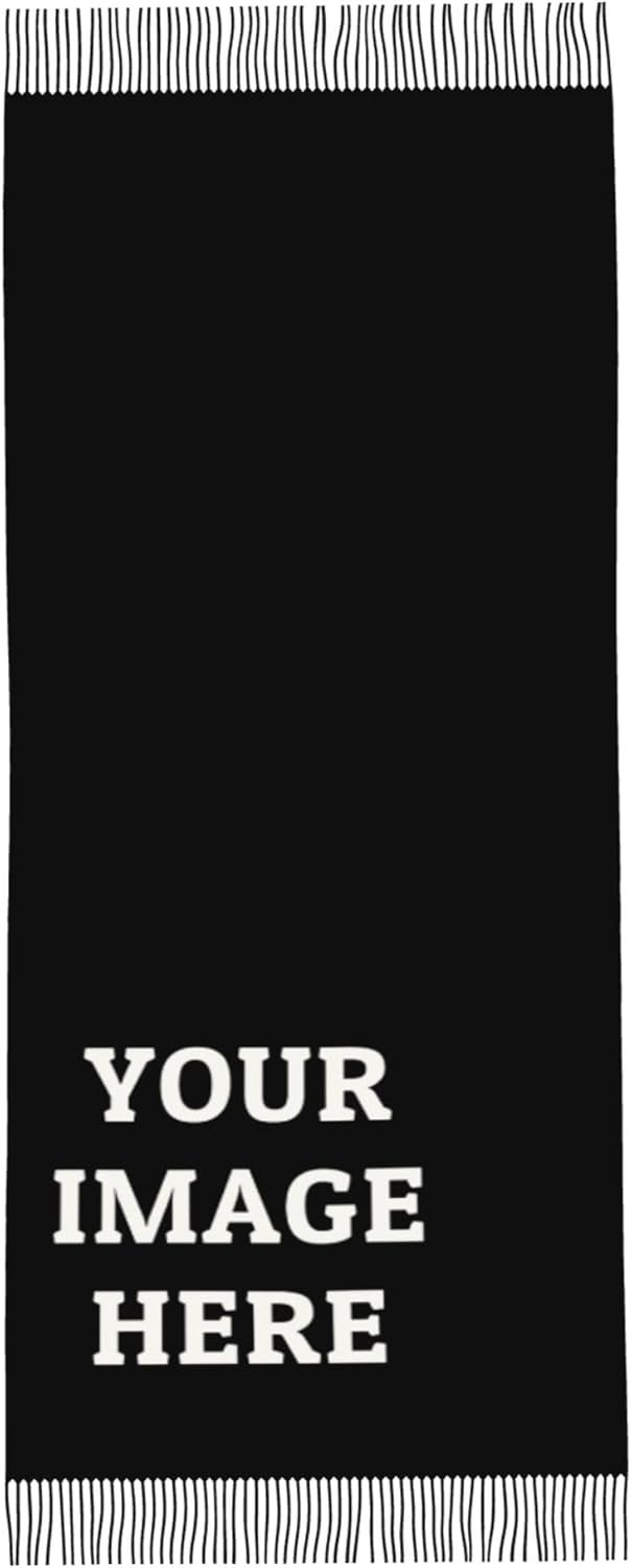 Custom Scarfs For Women Personalized Winter Scarf Design Your Own Warm and Soft Scarf Customized Gifts - Image 5