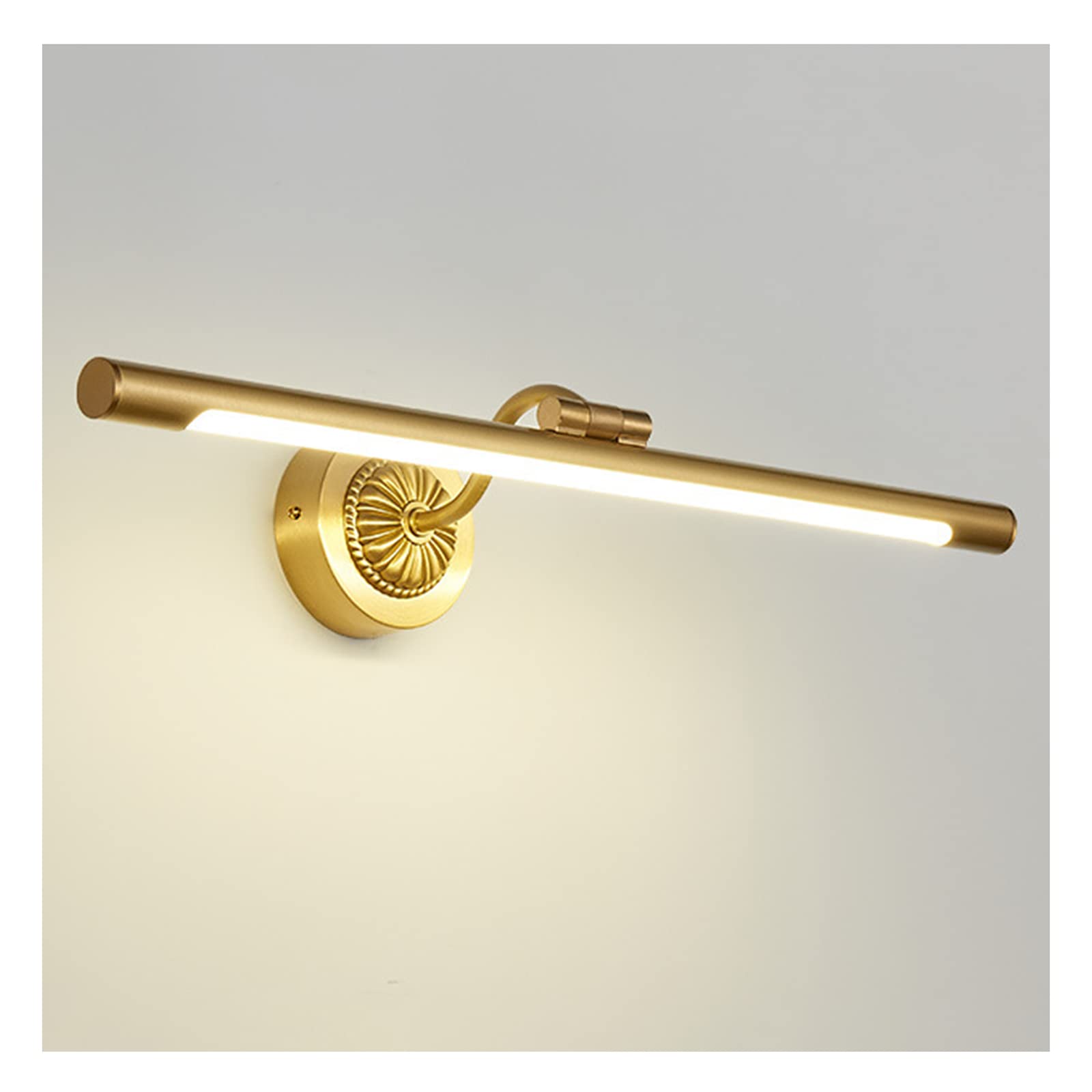 Oświetlenie toaletki LED Lustro Przednie światło Łazienka Wodoodporna, przeciwmgielna kinkiet naścienny Vanity Light do makijażu Oprawy oświetleniowe dekoracyjne do wnętrz Oprawy do kąpieli (56 cm,