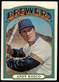 1972 Topps # 376 Andy Kosco Milwaukee Brewers (Baseball Card) VG/EX Brewers