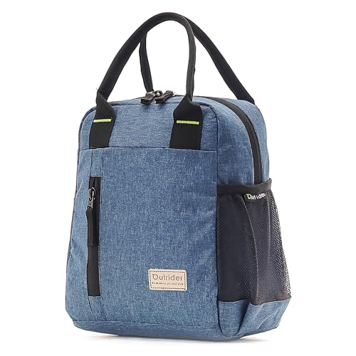 Image of Outrider Jumbo Lunch Bag,Lunch Bag for Office Men, Women and Kids, Quality Tiffin Bag for School, Picnic, Work, Carry Bag for Lunch Box