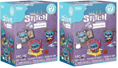 Funko Mystery Mini - Disney - Stitch In Costume - 1 of 12 To Collect - Styles Vary - Disney: Lilo & Stitch- Minifigura de Vinilo Coleccionable - Idea de Regalo - Mercancia Oficial (Paquete de 2)