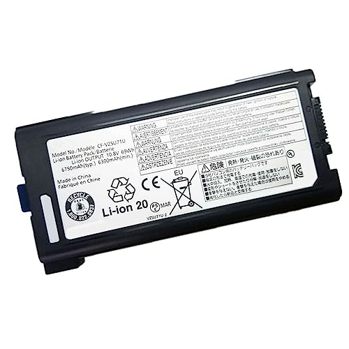 Batería de repuesto Ukkipower CF-VZSU71U VZSU71U CF-VZSU71R de 10,8 V 69 Wh compatible con Toughbook CF-30 CF-31 CF-53