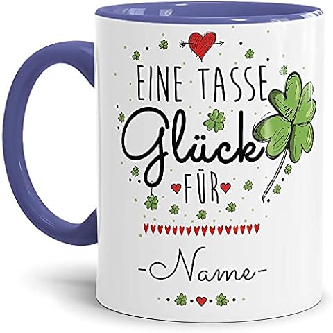 Tasse mit Spruch - eine Tasse Glück Cover