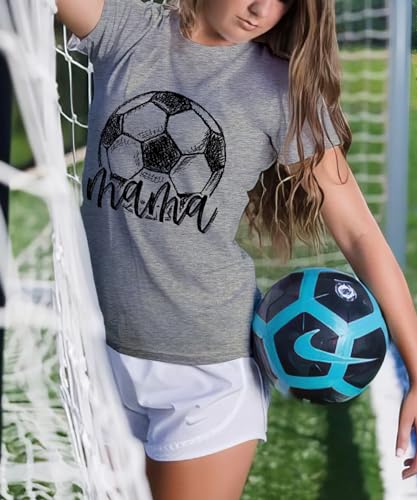 Image of Mama Shirts for Womens Sport Mom Tshirt Ball Mom Gift Tops | Game Day,Campus Activities,Breathable Strenchy,Comfort Material,Short Sleeve
