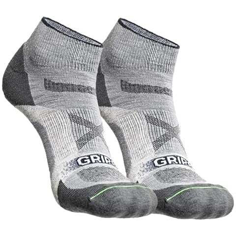 GRIP6 Everyday Merino Wool Socks Made in the USA - Lightweight Wool Hiking Socks - Warm Ankle Socks for Men and Women - Cold Weather Gear Cover