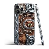 Flash mink Phone Case Compatible with iPhone 6 6s Case Transparent Soft TPU Flexible Case Hocus Horror Spell Book Halloween Phone Case Cover