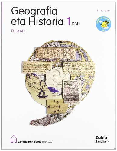 Portada de Geografia Eta Historia 1 Dbh