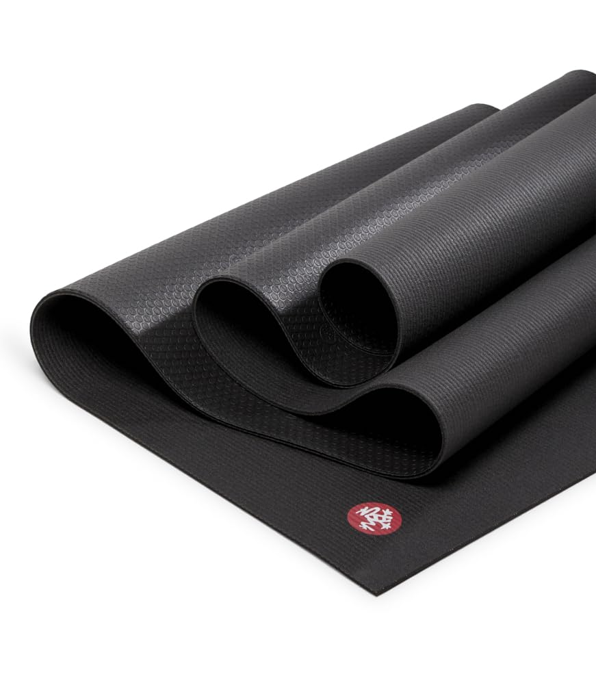 Manduka PROlite Yoga Mat - Teacher Recommended, Grippy Textured 4.7mm ultra-dense, Hot Yoga Workout, Studio at Home Pilates