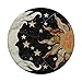Black Vintage Moon Sun and Stars & Design PopSockets PopGrip: Swappable Grip for Phones & Tablets PopSockets Adhesive PopGrip