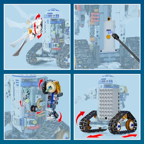 STEM RC Robot Building Kit - 3 in 1 APP & Remote Control Robotics for Kids Ages 8-12, DIY Educational Toy Programming & Science Project Kit, Birthday Gifts for Boys Girls - Image 7