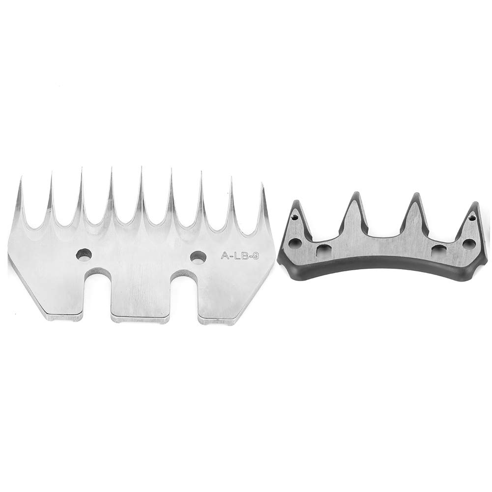 Lame de tondeuses de Moutons, Remplacement de coupeur de Cisaillement de Coupe d'acier Inoxydable(Lame Droite à 9 Dents)