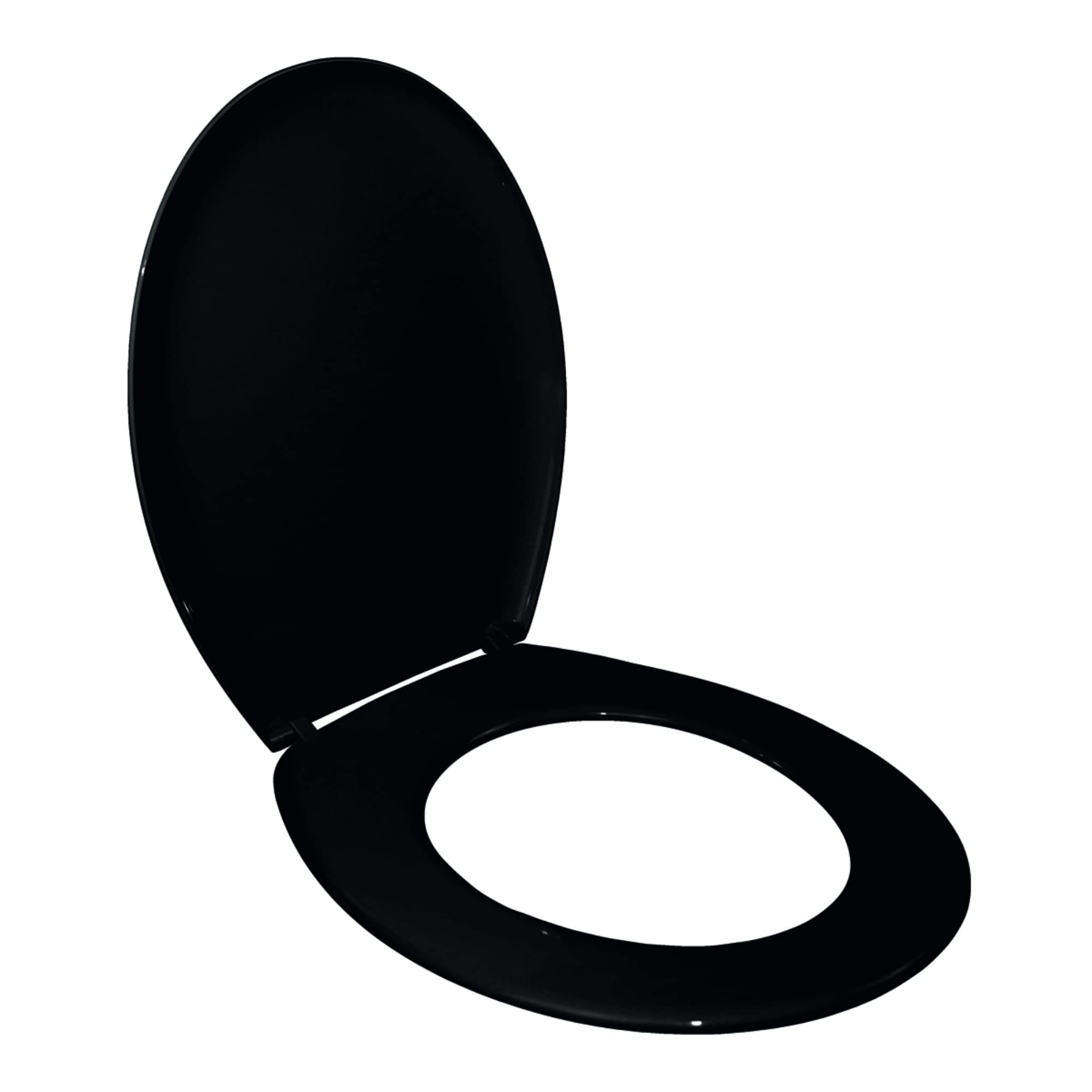 Diagram showing dimensions of SENSEA ESSENTIAL Oval Toilet Seat: 435mm length, 365mm width, 150-160mm hinge spacing