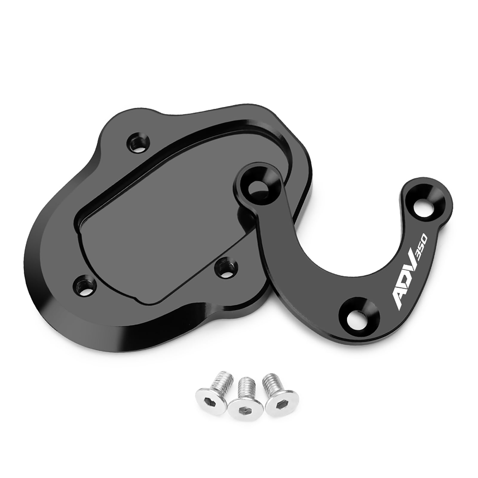 Piastra Ingranditore per Estensione Cavalletto Laterale in Alluminio CNC per Moto ADV350 ADV 350 2022 2023 2024 2025