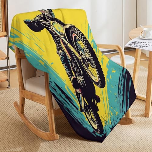 Manta de franela para motocicleta polar ligera como funda de sofá 5
