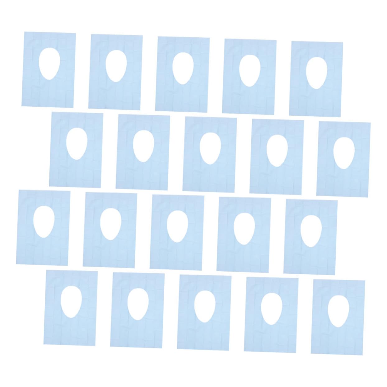 MUCKLILY Elongated Toilet Seat Cover 20 Disposable Covers Soft Seat Mat Skin-friendly for Travel Camping Hospital