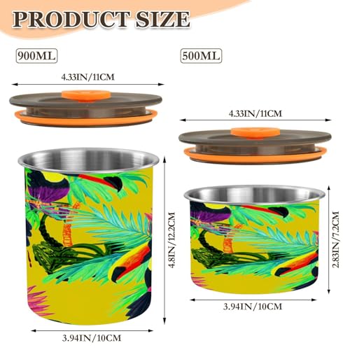 Contenedor Hermético para Café Acero Inoxidable 30 oz miniatura 2