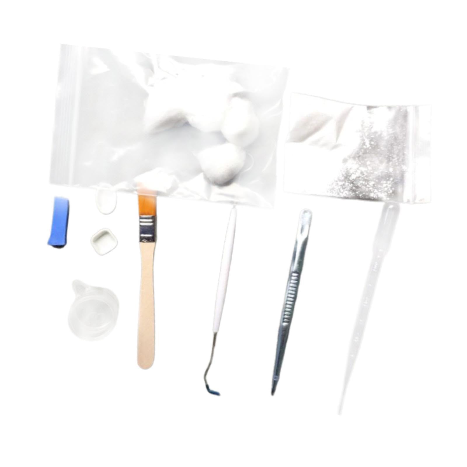 ANT Care Kit with Tools Beginner Tool Kit Three Cotton Balls Brush Indoor ANT Keeping Novice Raise Pets Tools for Indoor Kids