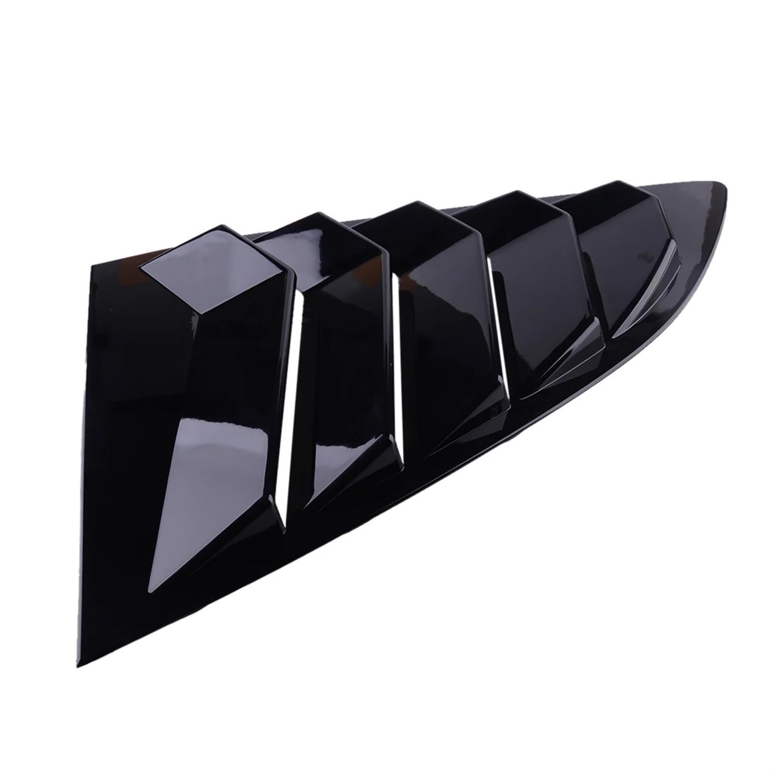 ABS 2 Pièces/Ensemble Noir Brillant Fenêtre D'aération Latérale Quart De Persienne Garniture Couverture Adaptée for CRV CR-V 2017 2018 2019 2020 Kits de décalcomanies