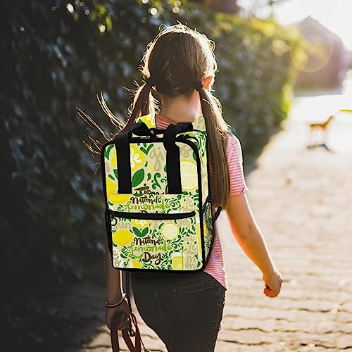Sac à dos garçons Fête du Citron sac école multicolore