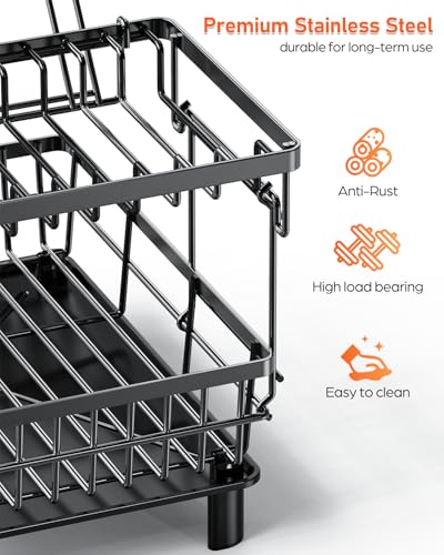 Liononly LSJ-2 Tier Dish Drying Rack Multifunctional Dish Rack thumb #5