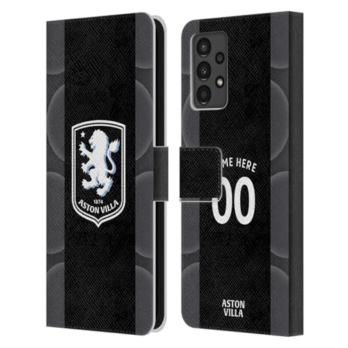 Protection Écran Samsung A13 Aston Villa Étui Portefeuille Cuir Anti Choc Antirayure