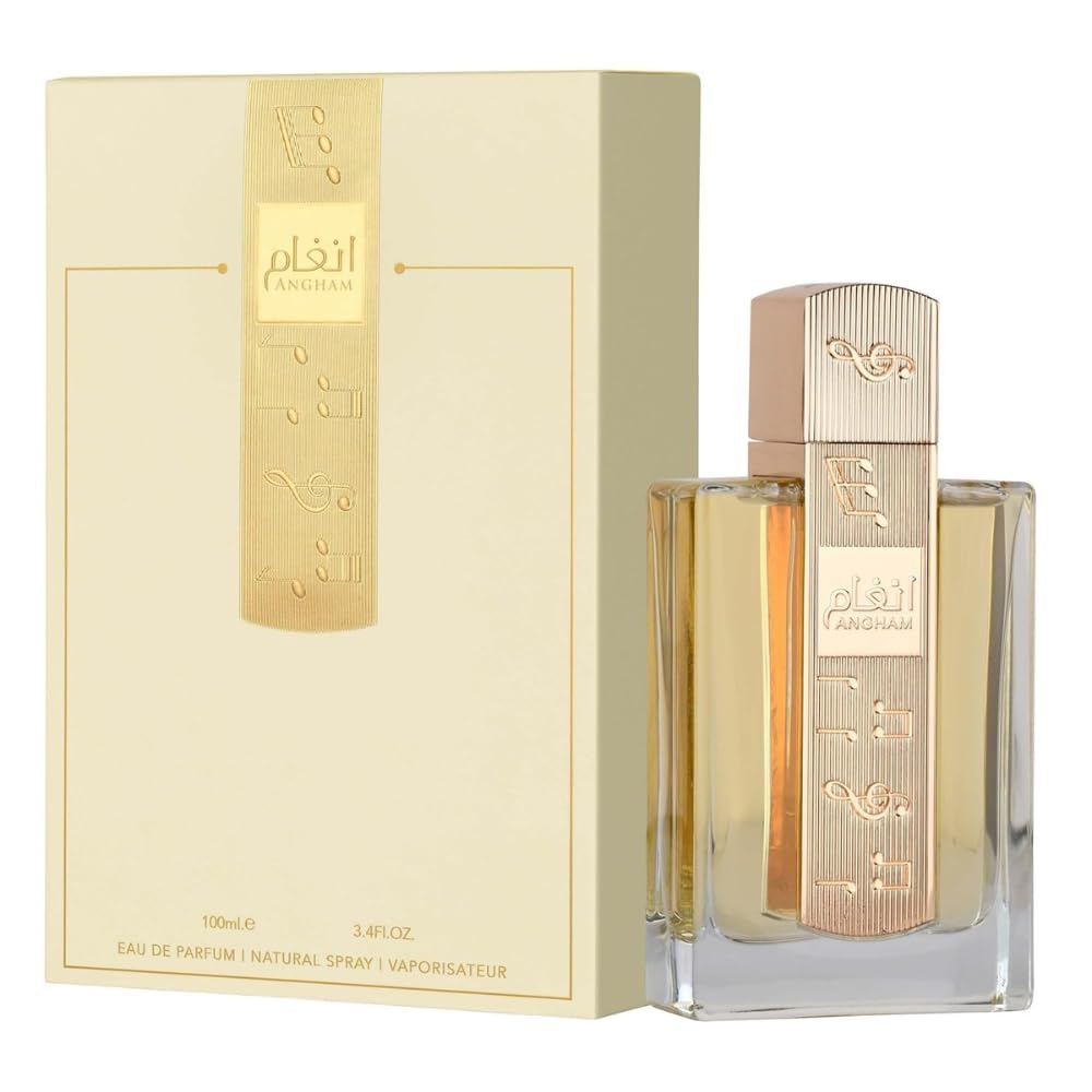 Perfumes Angham Eau de Parfum for Unisex, 3.4 Ounce -100 ml Citrus, Lavender, Musk, Amber, Vanilla
