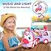 seveclotree Toys for 3 Year Old Girl, 5-in-1 Unicorn Toys Carrier Truck Toy Cars with Light & Sound,Girl Toddler Toys Age 3-5, 3 4 5 Year Old Girl Birthday Gifts Kids Toys for Girls…