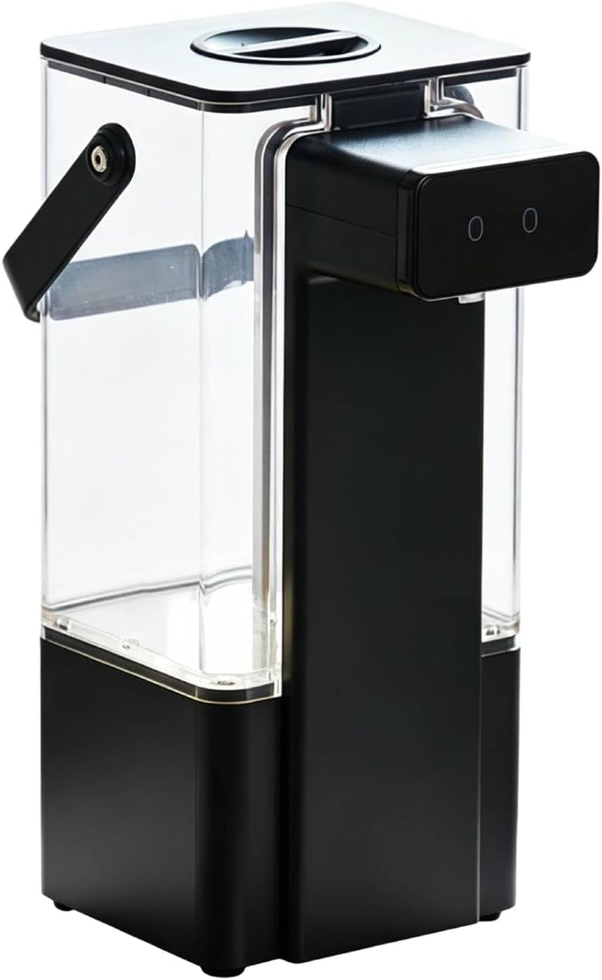 Automatic Soap Dispenser Touchless Soap Pump Dispenser Bottle Station with Large 800ml Tank USB Rechargeable Ipx5 Water Resistant Pc Suitable for Busy Office Pantry Rental Home, Black
