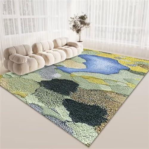 Les accessoires de canapé tapis sur mesure au design encre de couleur - 2