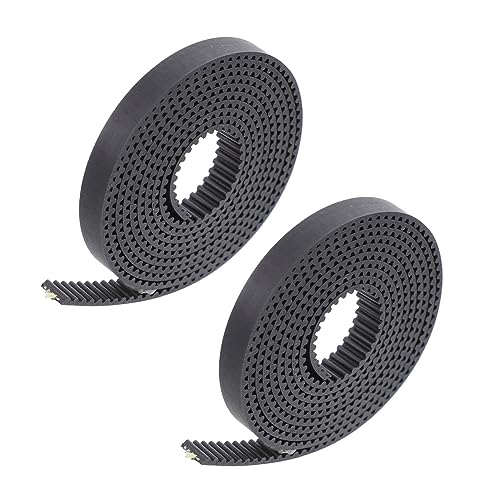 Alipis 2pcs Rubber Opening Loop Timing Belt Synchronous Belt Parts for Printer Timing