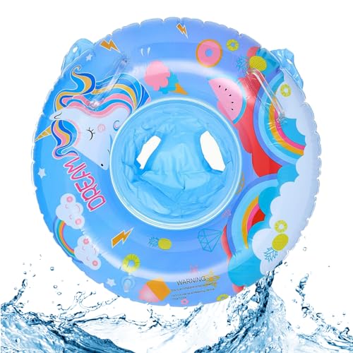 Puddry Anillo de Natación de Bebés, Flotador Inflable para Bebé,Flotador de Piscina para BEB, Flotador de Piscina para niños pequeños para 6-36 Meses