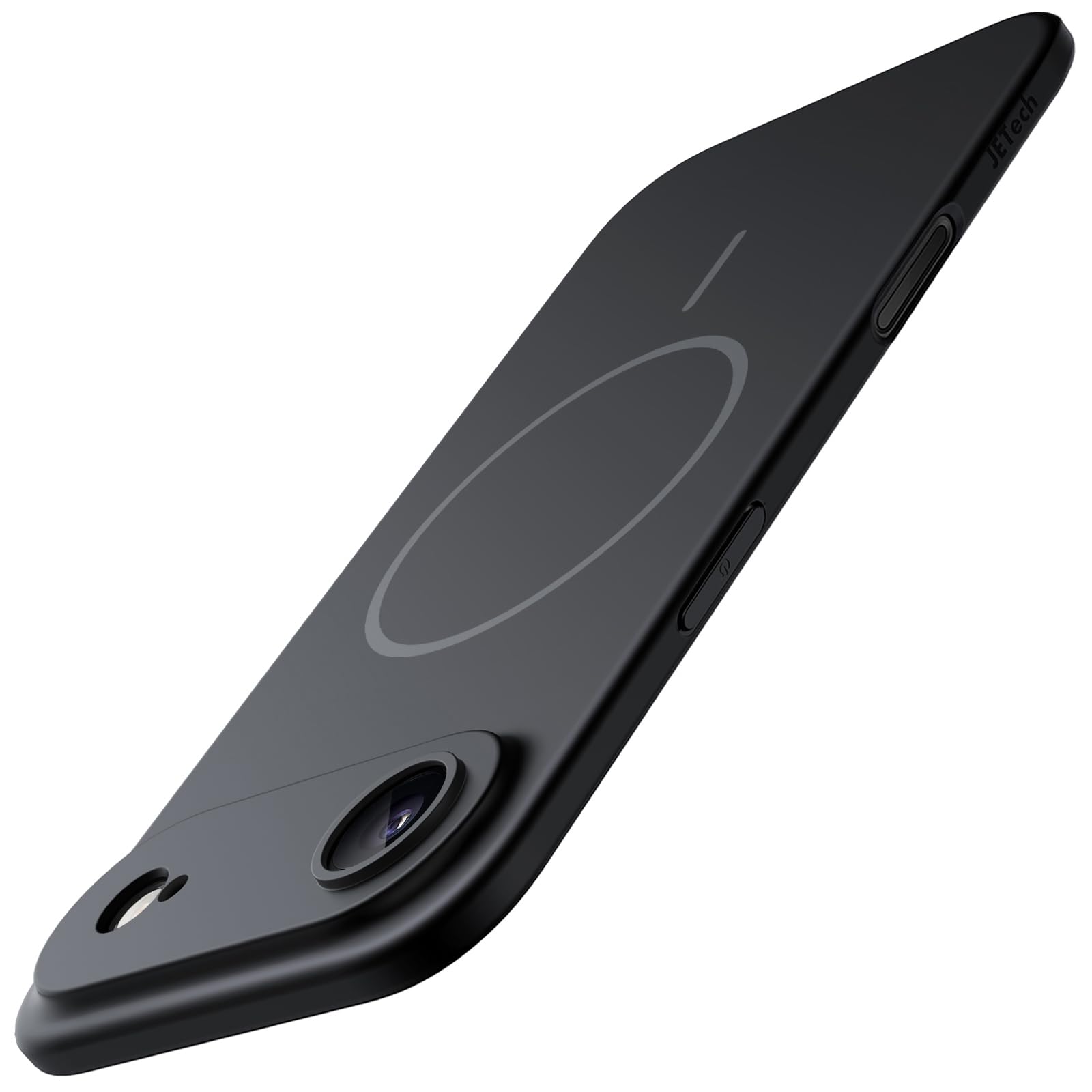 JETech Magnetic Slim Case for iPhone 17 Air, Compatible with MagSafe, Ultra-Thin Lightweight Minimalist Phone Cover with Matte Finish and Full Camera Lens Protection, 6.5-Inch Display (Black)