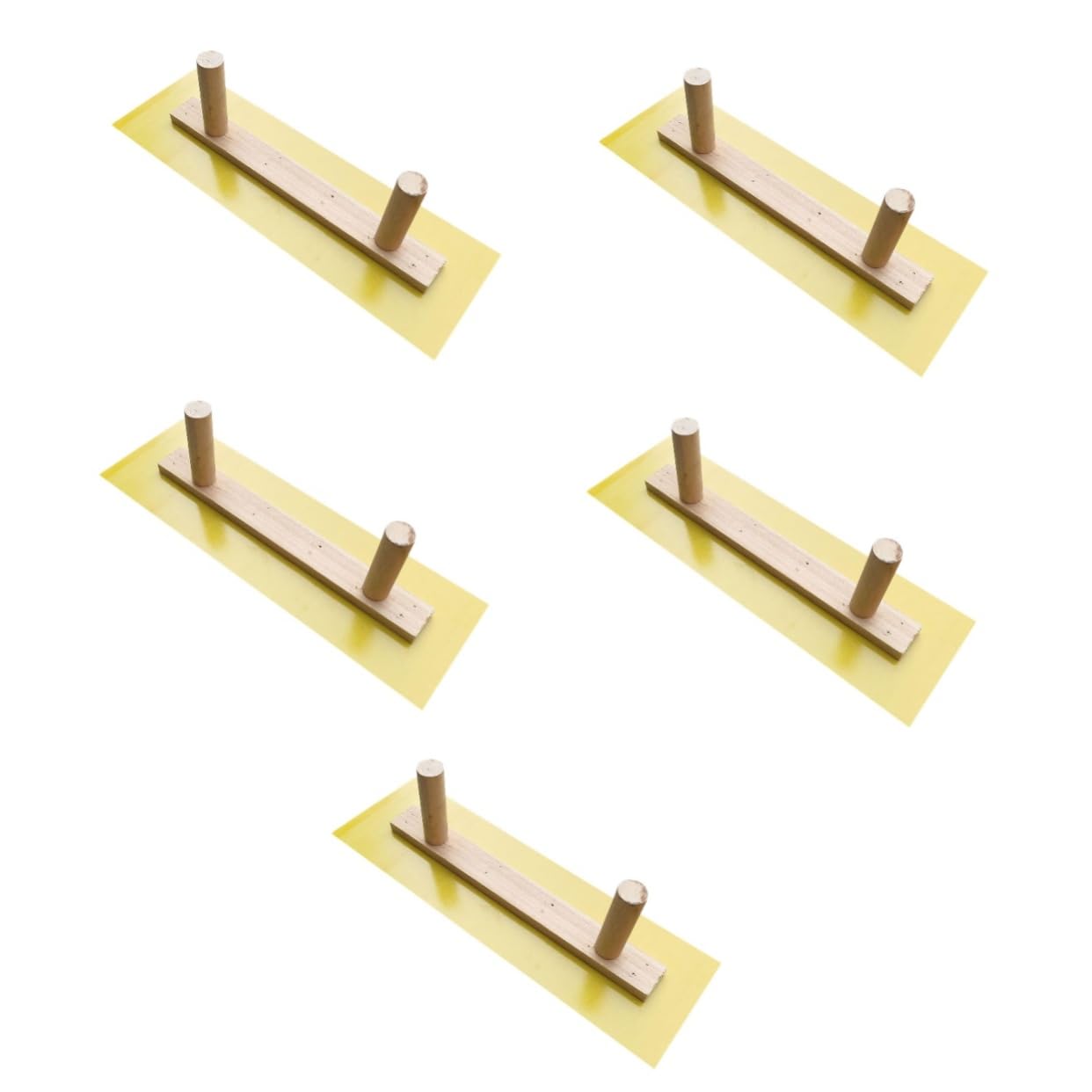 Uonlytech 5 Pz Raschietto Per Pareti Strumenti Per Cartongesso Strumento Per Cartongesso Cazzuola Di Finitura Spatola Di Finitura Per Calcestruzzo Spatola Per Intonaco Artistico Di Legno