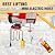 Electric Hoist 2 in 1,1760lbs Electric Hoist Winch with 98ft Wireless Control&Wired Remote Control,110v Electric Hoist 40ft/20ft Lifting Height for Garage Warehouse Factory,Single/Double Slings