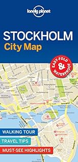 Stockholm City Map - 1ed - Anglais: Walking Tour, Travel Tips, Must-see Highlights
