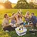 Yummy Sam Collapsible Dish Basin 9L(2.4Gallon) with Draining Plug Foldable Food Strainers Over The Sink Colander Fruits Drainer Basket Vegetable Space Saving Kitchen Storage Basket (Grey)