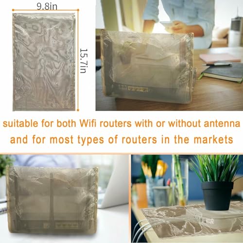 Couvercle EMF pour routeur WiFi et blocage des rayonnements RF 5G - 4