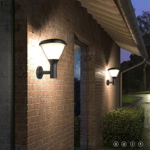 Applique Solaire Murale pour Balcon Étanche Solution Éclairage sans Fil Extérieur - 4